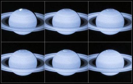 Hubble: le aurore di Saturno