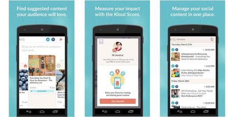 Klout porta la creazione di contenuti anche su Android klout-android