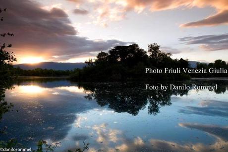 Lago della Burida al tramonto.Pordenone —Danilo Rommel