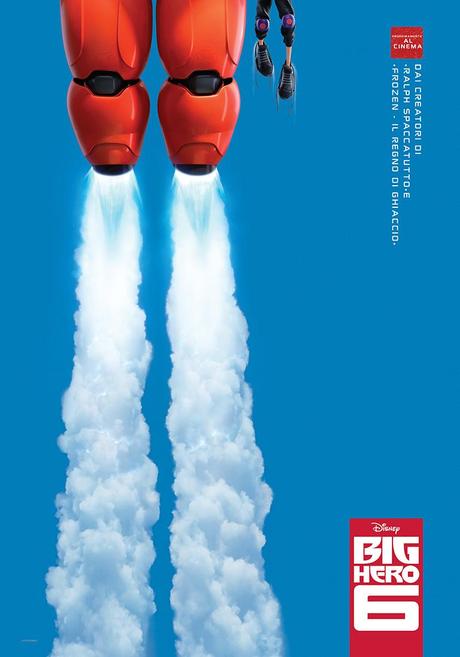 Big Hero 6   il teaser poster italiano Walt Disney Pictures Don Hall Chris Williams Big Hero 6 