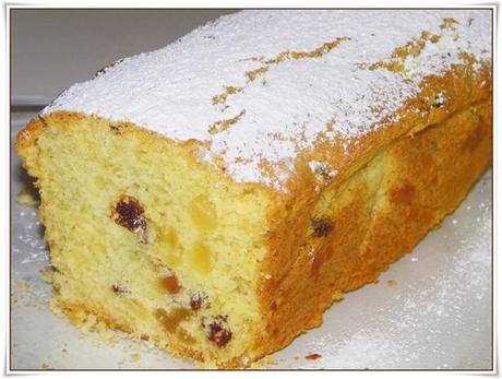 PLUM CAKE CON CANDITI E UVETTA