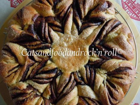 Fiore di panbrioche alla crema Cubarum Venchi, a lievitazione naturale