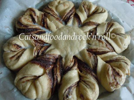 Fiore di panbrioche alla crema Cubarum Venchi, a lievitazione naturale