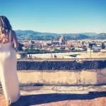 Kim Kardashian guarda Firenze dall’alto: “E vissero felici e contenti” (foto)