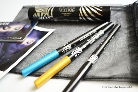 Max Factor, #Selfeye Excess Volume Etreme Impact Mascara & Eyeliners - Review and swatches
