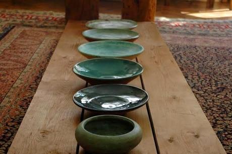 The last set,ceramics  plates, Paolo Spalluto - Slawomir Kujawski - Krakow 2014