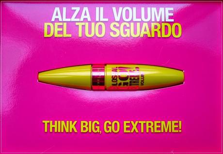 Il nuovo mascara Maybelline: COLOSSAL GO EXTREME!