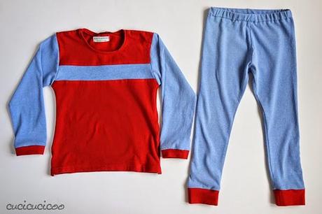 Cucire un pigiama da vecchie magliette, guest post di Cucicucicoo – Sew pajamas from old T-shirts