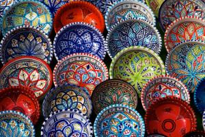 Ceramiche a Sidi Bou Said