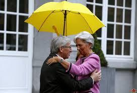 Junker con la Lagarde
