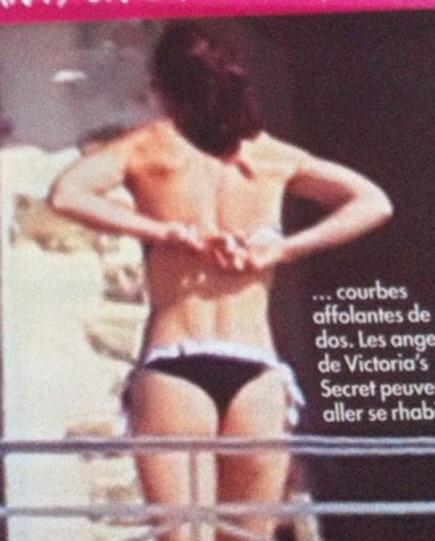 Le immagini di Kate Middleton in topless che fecero scandalo a settembre 2012  apparse sul magazine 