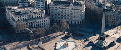 Il fanta-thriller Edge of Tomorrow: ci sarà un domani? Londra in una scena del film