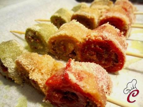 Chiocciole di peperone al forno con acciughe e bacche di Goji: la sfida che va presa di petto