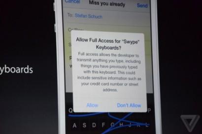 Keyboards iOS 8 2 500x333 410x273 WWDC: tra OS X Yosemite e iOS 8, vediamo assieme le novità Yosemite WWDC 2014 Os X iOS 8 