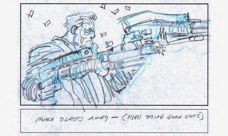 SIN CITY: A DAME TO KILL FOR - GLI STORYBOARD DI FRANK MILLER