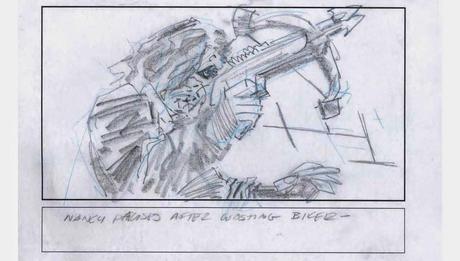 SIN CITY: A DAME TO KILL FOR - GLI STORYBOARD DI FRANK MILLER