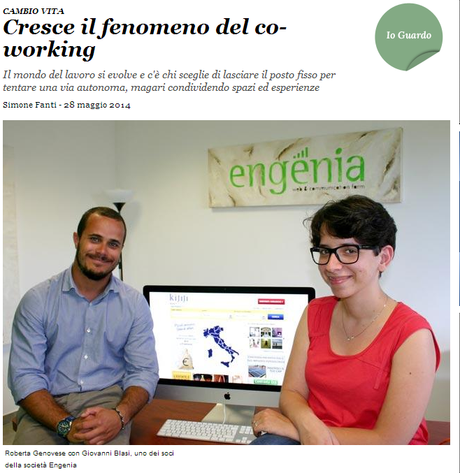 Il valore del co-working: intervista per Io Donna