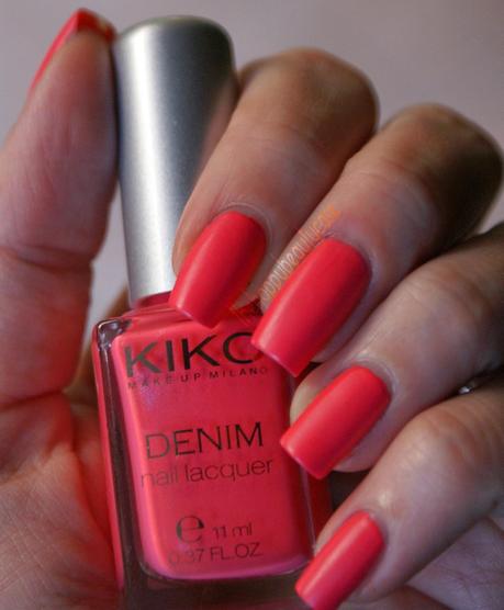 NOTD KIKO Denim Nail Lacquer #460 Ink Pink