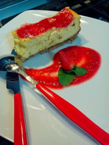 Cheesecake alle fragole (in collaborazione con Villa D'Este Home - Tivoli)