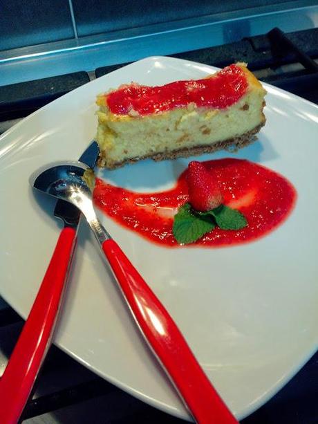 Cheesecake alle fragole (in collaborazione con Villa D'Este Home - Tivoli)