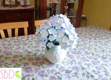 Vaso di Fiori di carta (home decor) - Paper Flowers Vase DIY