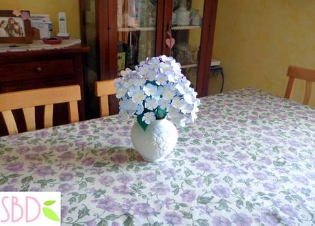 Vaso di Fiori di carta (home decor) - Paper Flowers Vase DIY