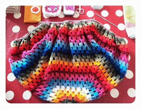 Borsa crochet granny square