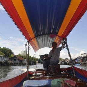Bangkok Yai Canal long tail boat