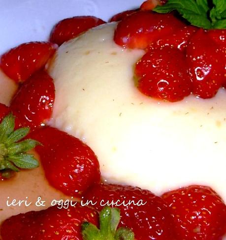Crema con fragole per la cena di San Giovanni, ricetta di una famiglia nobiliare ravennate di inizio ’900 (Romagna) Crema con fragole