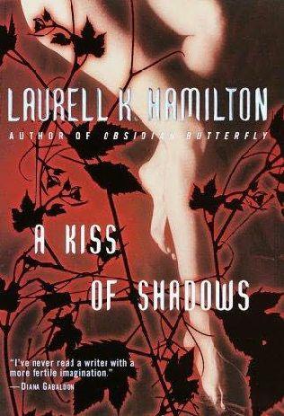 book cover of<br /></div> A Kiss of Shadows<br /> (Meredith Gentry, book 1)<br /> by<br /> Laurell K Hamilton