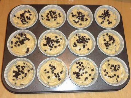 Muffin con gocce di Cioccolato