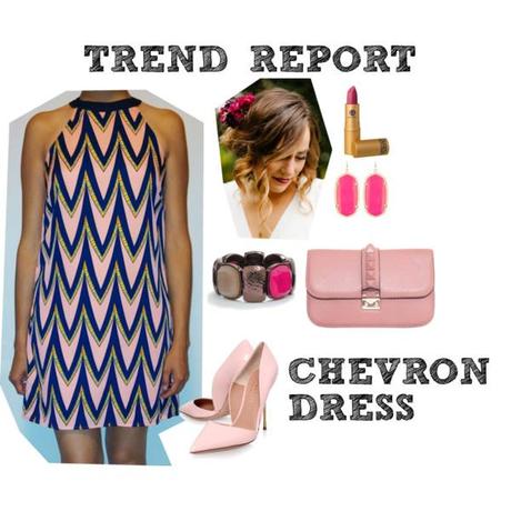 DAILY CHIC - CHEVRON DRESS