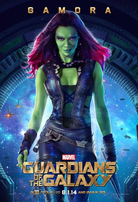 gamoraposter Guardiani della Galassia: il character poster di Gamora