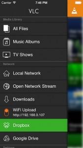 Vlc-for-ios-menu-wifi-upload-on