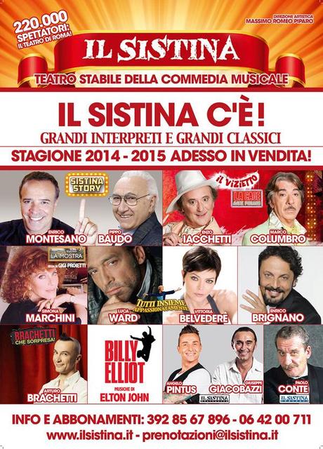 stagione teatro sistina 2014 2015