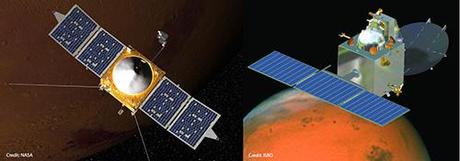 NASA MAVEN e ISRO MOM