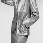 Mario Valentino 1986 - Blazer da sera di pelle lurex - Foto Bob Krieger