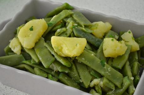 Insalata di taccole e patate