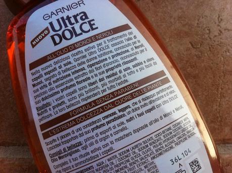 ULTRA DOLCE: shampoo solare all'olio di MONOI e NEROLI