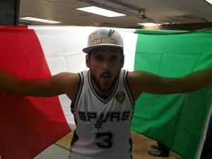 Marco Belinelli, NBA Champion -  © 2014 nba.com