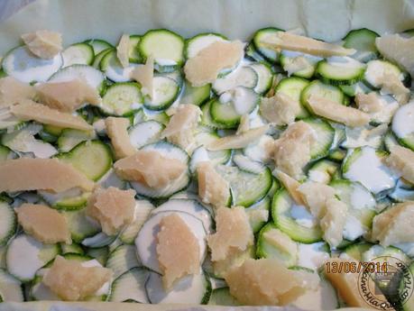 cucinamiaquantotiamo Sfoglia con zucchine e Parmigiano del Caseificio di Marola