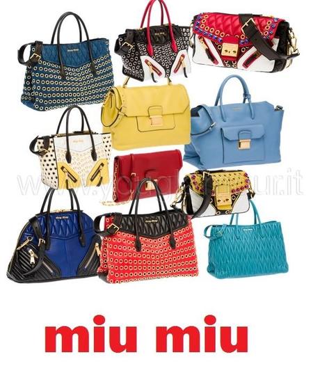 Miu Miu borse collezione primavera estate 2014