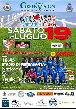 Foto: Sabato 19 luglio ore 18.45 | GIORNATA DEL CUORE | Stadio Comunale di PIETRASANTA