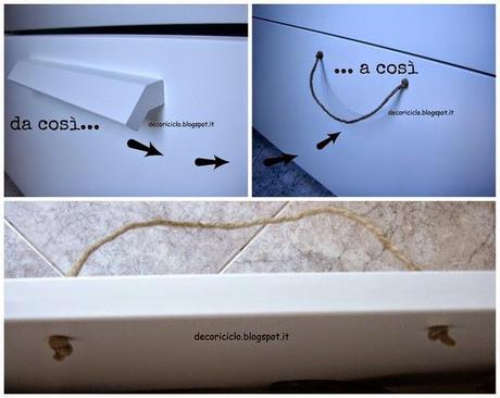 Maniglie di spago.... anti-graffio Maniglie di spago.... anti-graffio