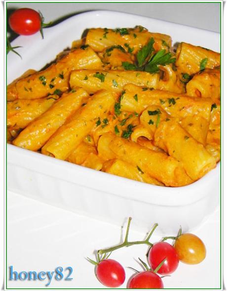 RIGATONI POMODORO E MASCARPONE