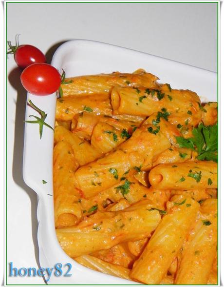 RIGATONI POMODORO E MASCARPONE