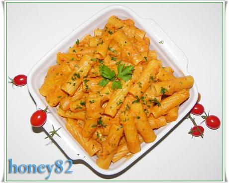 RIGATONI POMODORO E MASCARPONE