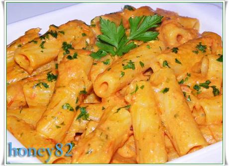 RIGATONI POMODORO E MASCARPONE