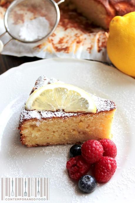 torta limone morbidissima ricetta dolci contemporaneo food Torta al limone e olio doliva con farina di farro