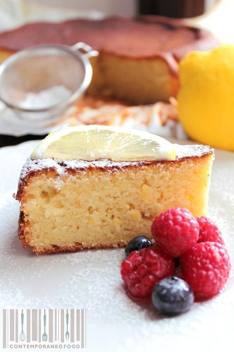 torta morbida al limone cntemporaneo food Torta al limone e olio doliva con farina di farro